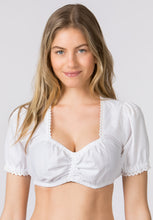 Afbeelding in Gallery-weergave laden, DIRNDL BLOUSJE B-3030 WIT