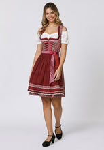 Afbeelding in Gallery-weergave laden, DIRNDL KIM BORDEAUX 55 cm