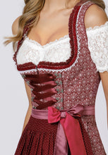 Afbeelding in Gallery-weergave laden, DIRNDL KIM BORDEAUX 55 cm