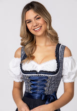 Afbeelding in Gallery-weergave laden, DIRNDL KIM BLAUW 55 cm