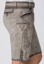 Afbeelding in Gallery-weergave laden, LEDERHOSE OLIVER RAUCH GEÄSCHT GRIJS