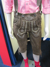 Afbeelding in Gallery-weergave laden, LEDERHOSE KNIEBUND DONKERBRUIN