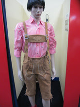 Afbeelding in Gallery-weergave laden, LEDERHOSE KNIEBUND LICHTBRUIN