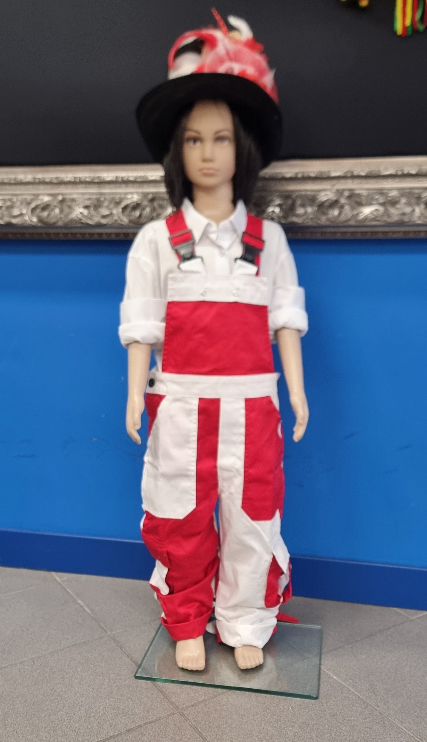 TUINBROEK ROOD-WIT  KIND