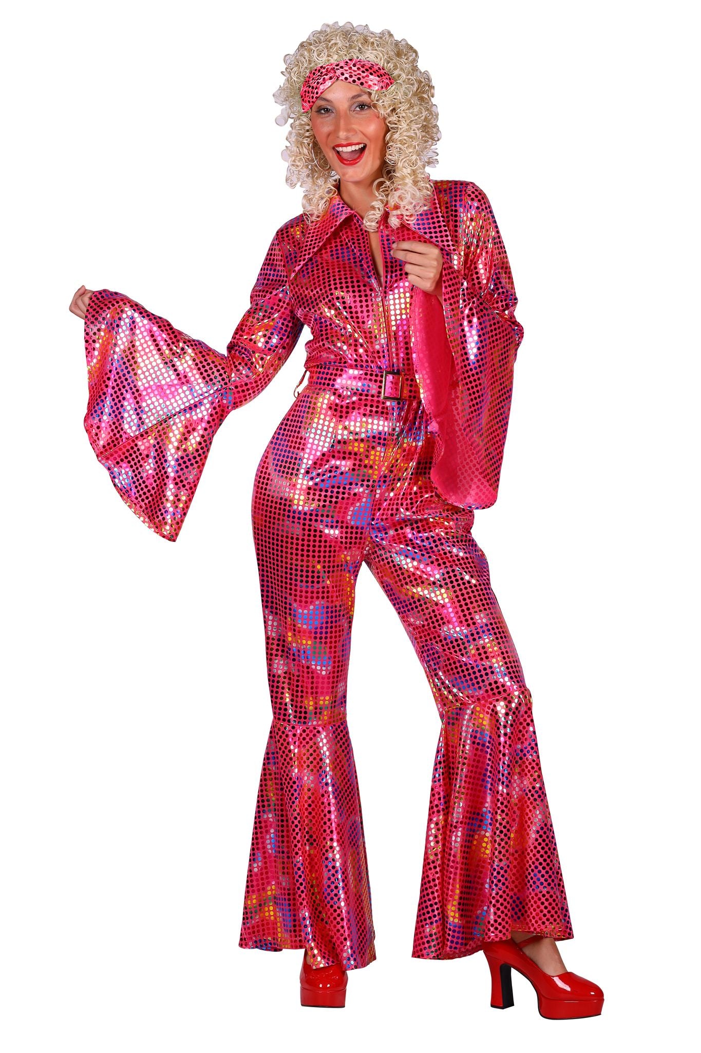 CATSUIT DISCO PINK