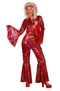 CATSUIT DISCO ROOD