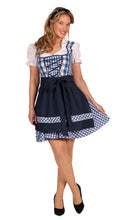 Afbeelding in Gallery-weergave laden, DIRNDL EDELWEISS BLAUW-WIT
