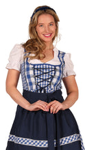 Afbeelding in Gallery-weergave laden, DIRNDL EDELWEISS BLAUW-WIT
