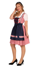 Afbeelding in Gallery-weergave laden, DIRNDL EDELWEISS ROOD-WIT
