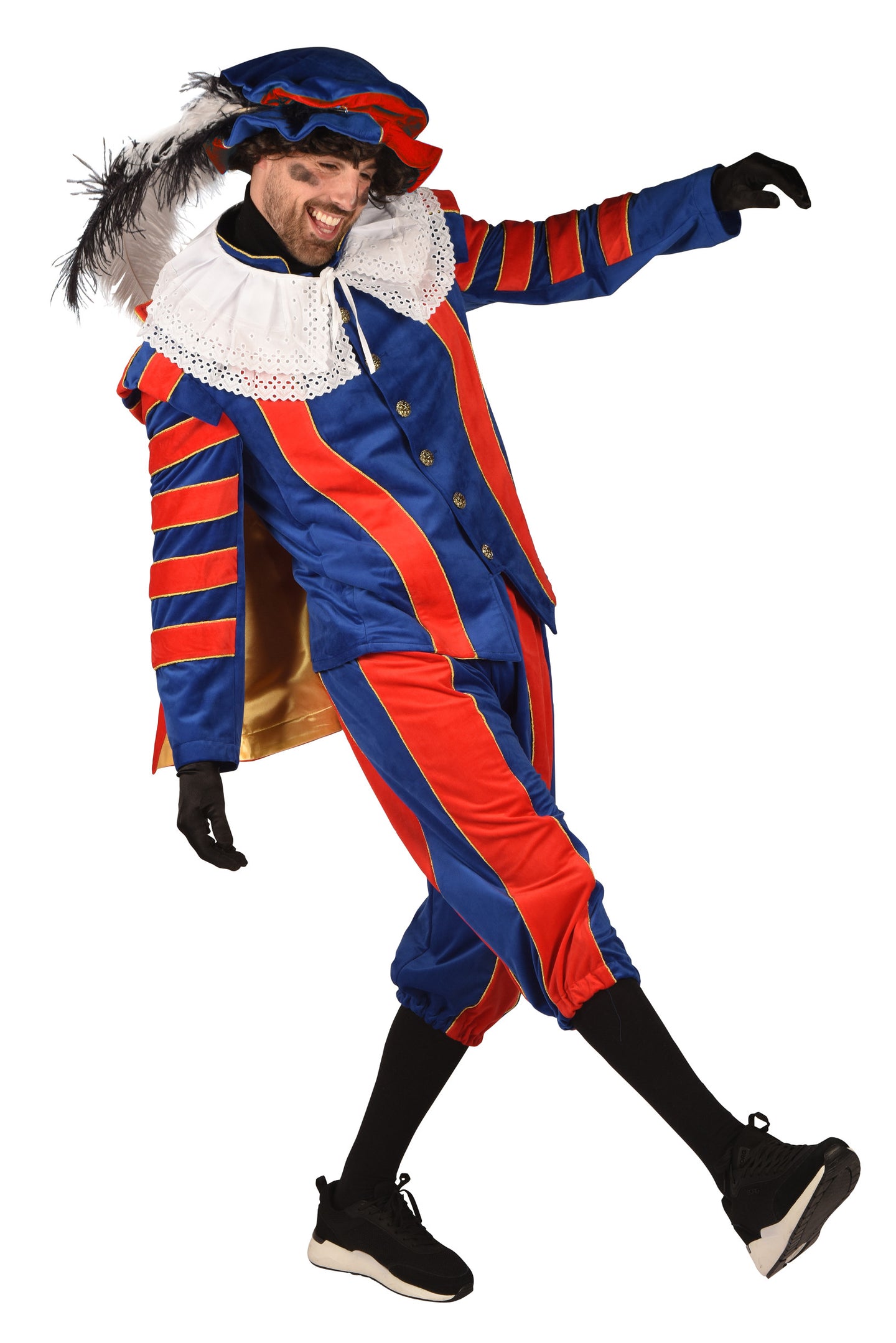 PIETENKOSTUUM CADIZ rood-blauw