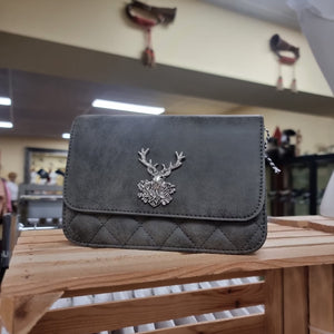 TRACHTEN HANDTASJE PU-LEDER TAUPE