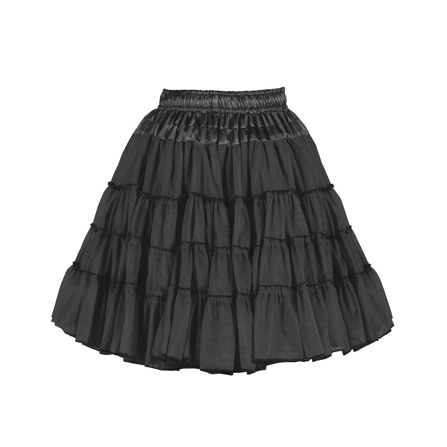 Petticoat 2 laags zwart