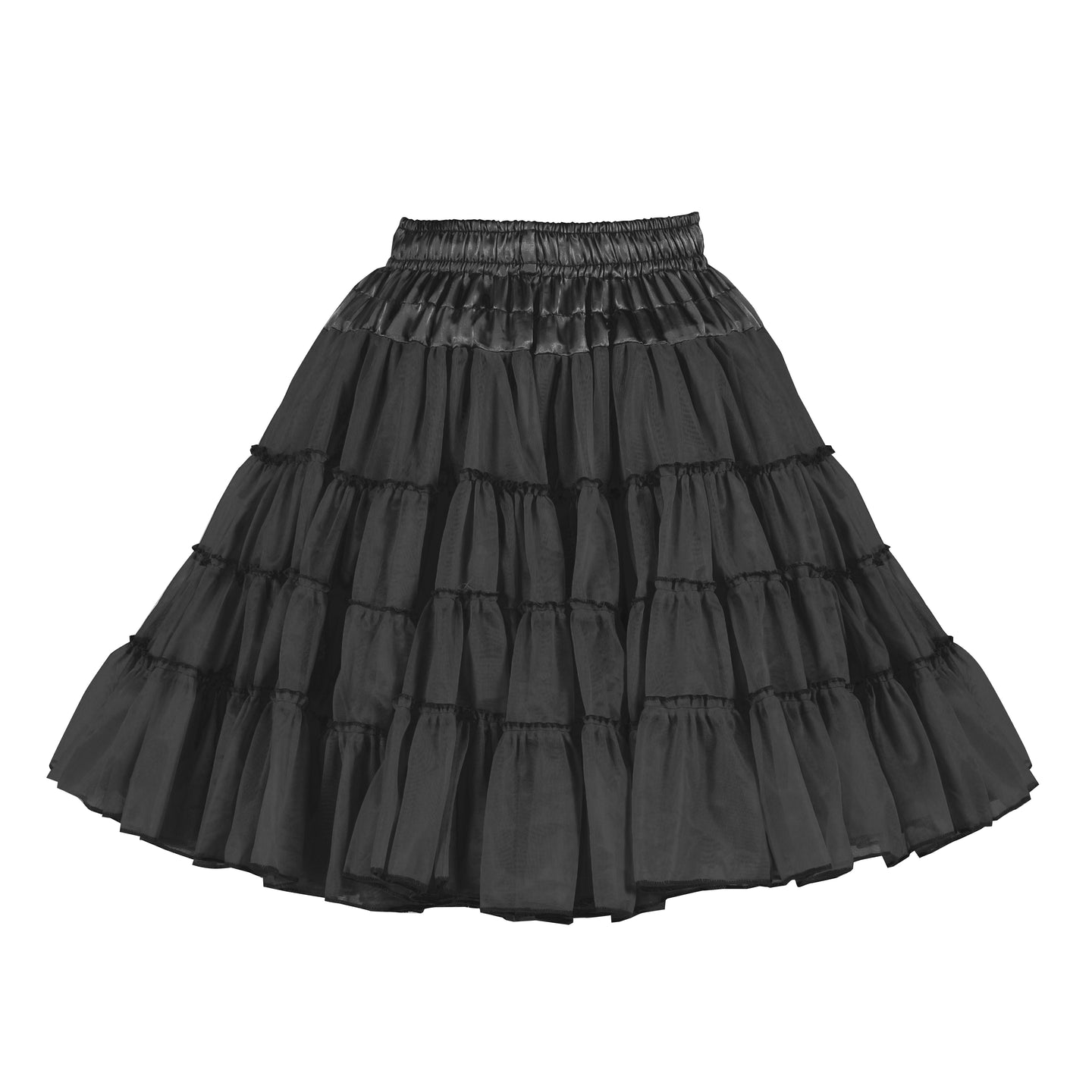 Petticoat 3 laags zwart
