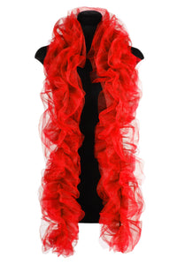 ORGANZA BOA ROOD